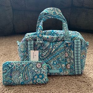 NWT! Vera Bradley Daisy Dot Paisley Purse & Wallet